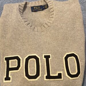 Polo by Ralph Lauren Men's Beige Sweater